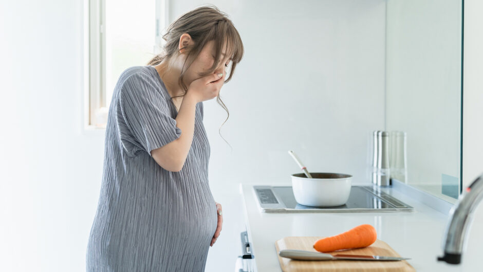 妊娠後期つわり治療